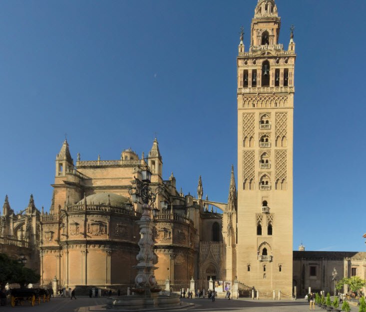 Seville Cathedral &amp; Giralda Tower, Seville, Andalusia, Spain
